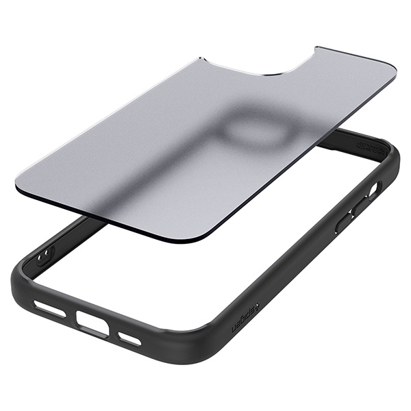 Spigen Ultra Hybrid Matte dėklas skirtas Apple iPhone 15, spalva - Frost Black