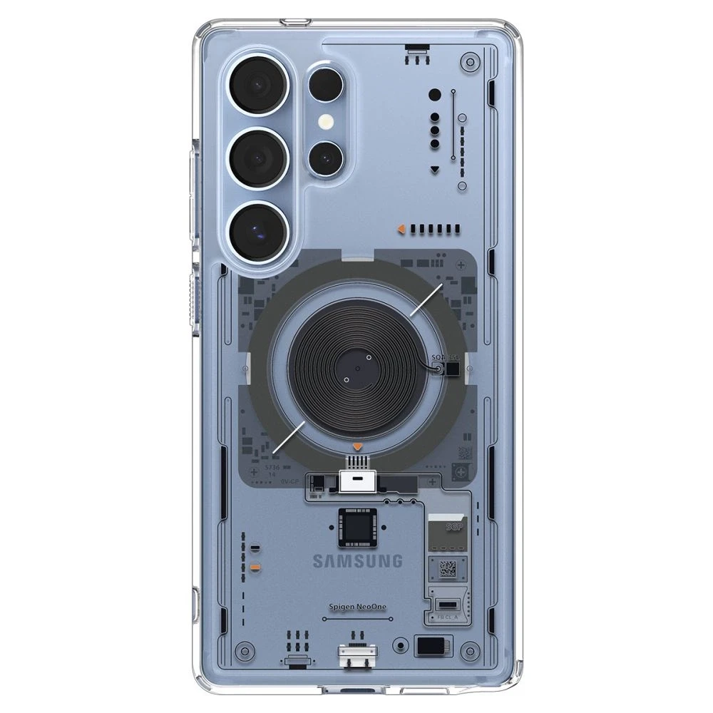 Spigen Ultra Hybrid Mag dėklas skirtas Samsung Galaxy S25 Ultra Neo One – skaidrus