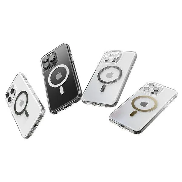 Spigen Ultra Hybrid (MagFit) dėklas skirtas Apple iPhone 15 Pro, spalva - Frost Clear