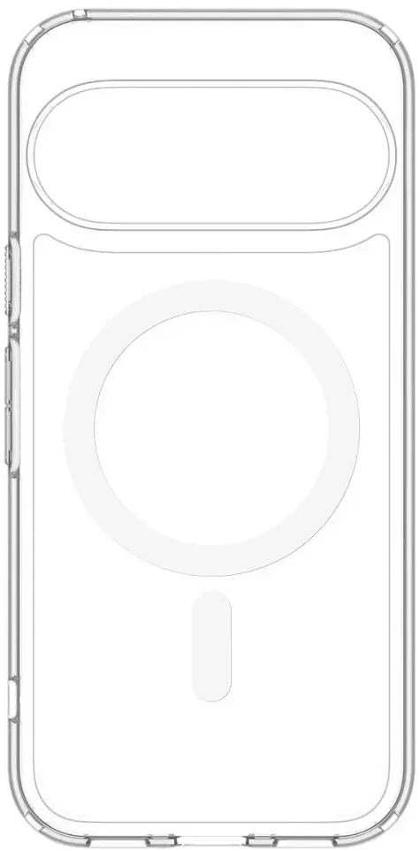 Dėklas SPIGEN ULTRA HYBRID MAG MAGSAFE GOOGLE PIXEL 11 CLEAR/Baltas