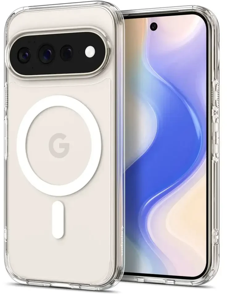 Dėklas SPIGEN ULTRA HYBRID MAG MAGSAFE GOOGLE PIXEL 11 PRO XL CLEAR/Baltas