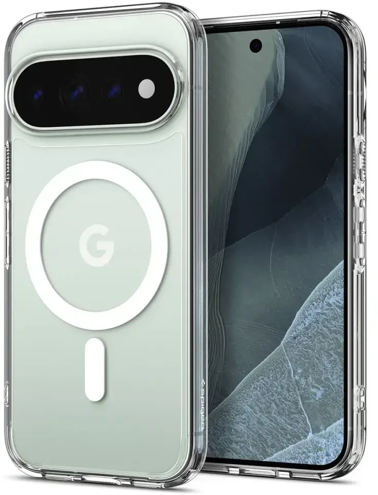 Dėklas SPIGEN ULTRA HYBRID MAG MAGSAFE GOOGLE PIXEL 11 PRO CLEAR/Baltas