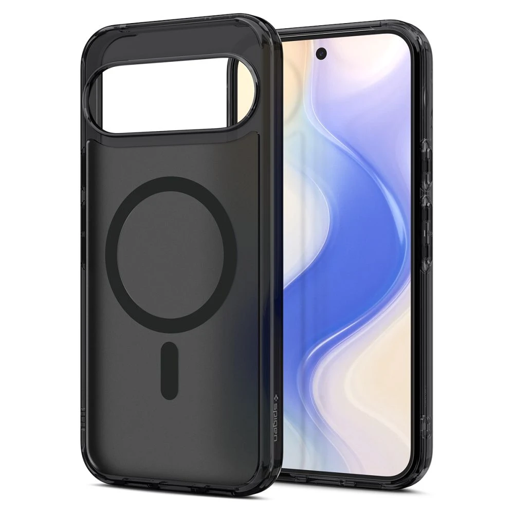 „Spigen Ultra Hybrid Mag MagSafe“ dėklas, skirtas „Google Pixel 10 / 10 Pro“ – skaidrus/juodas