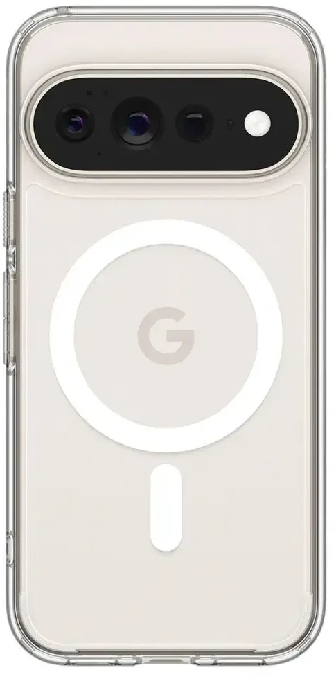 Dėklas SPIGEN ULTRA HYBRID MAG MAGSAFE GOOGLE PIXEL 11 PRO XL CLEAR/Baltas