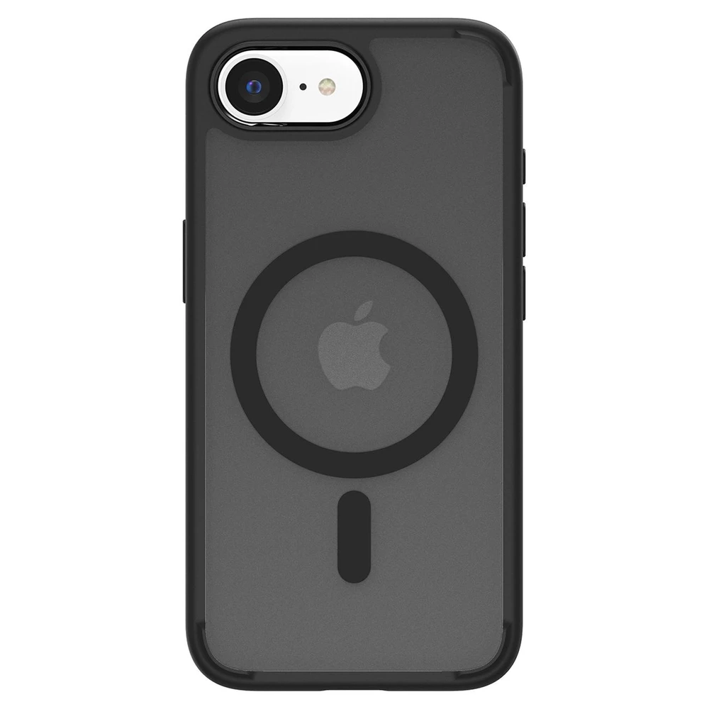 „Spigen Ultra Hybrid MagSafe“ dėklas, skirtas „iPhone 16e / 17e“ – juodas, permatomas