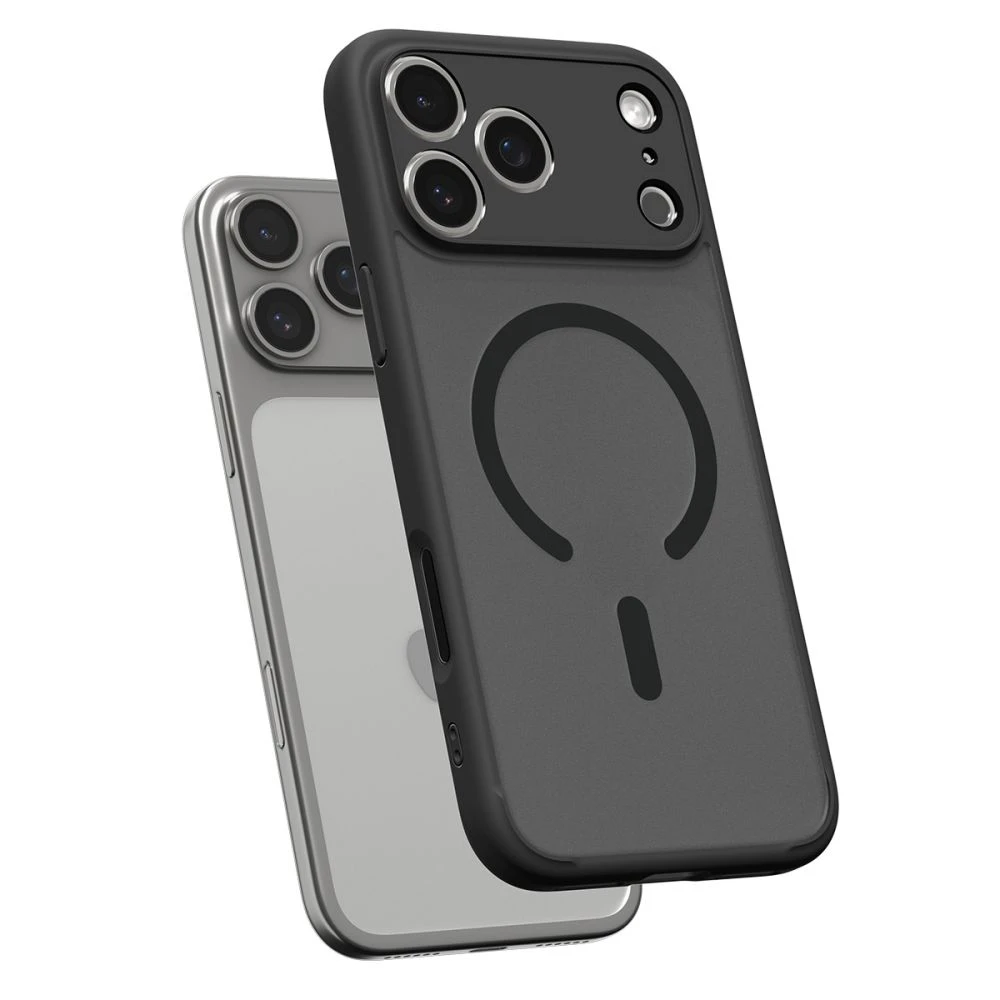 Dėklas Spigen Ultra Hybrid MagSafe, frost juodas - iPhone 17 Pro Max