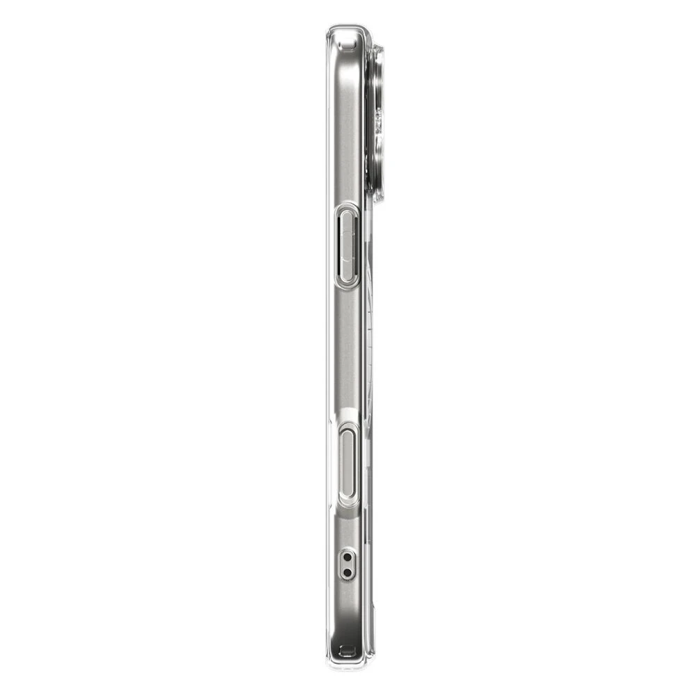 Spigen Ultra Hybrid MagSafe dėklas skirtas Apple iPhone 17 Pro – skaidrus and baltos spalvos