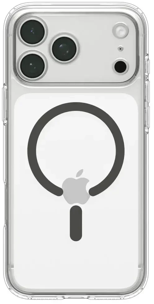 Dėklas Spigen Ultra Hybrid MagSafe iPhone 17 Pro Max / 18 Pro Max SKAIDRUS/GRAFITO