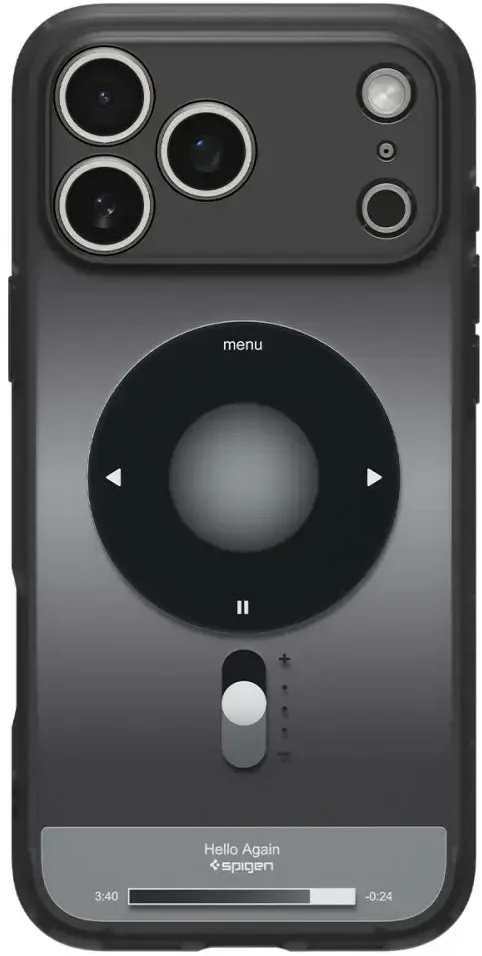 Dėklas Spigen Ultra Hybrid MagSafe iPhone 17 Pro Max / 18 Pro Max KLASIKINIS juodos spalvos