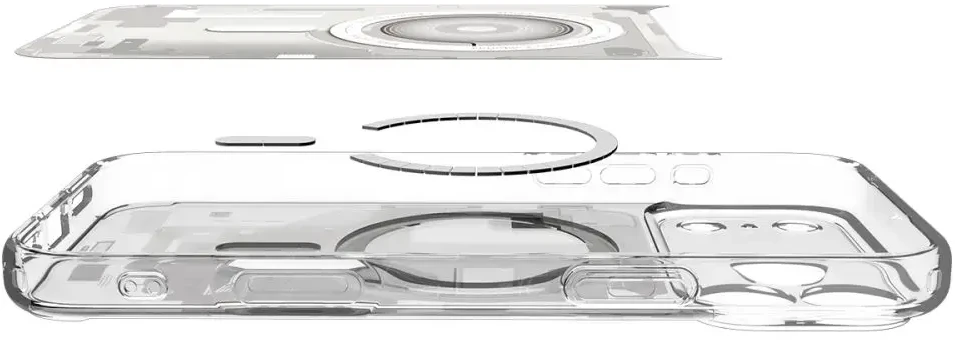 Dėklas Spigen Ultra Hybrid MagSafe iPhone 17 Pro Max / 18 Pro Max ZERO ONE Baltas