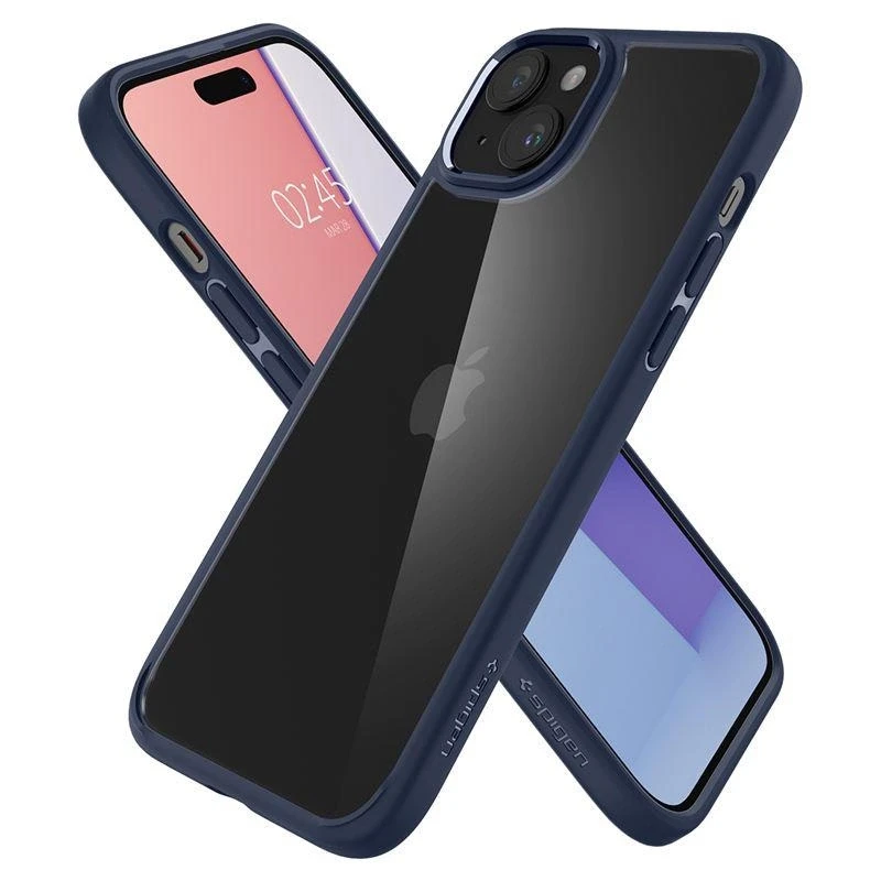 Spigen Ultra Hybrid dėklas skirtas Apple iPhone 15, spalva - Navy Blue