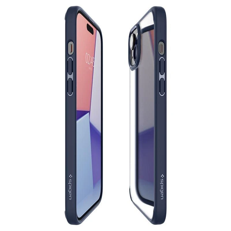 Spigen Ultra Hybrid dėklas skirtas Apple iPhone 15, spalva - Navy Blue