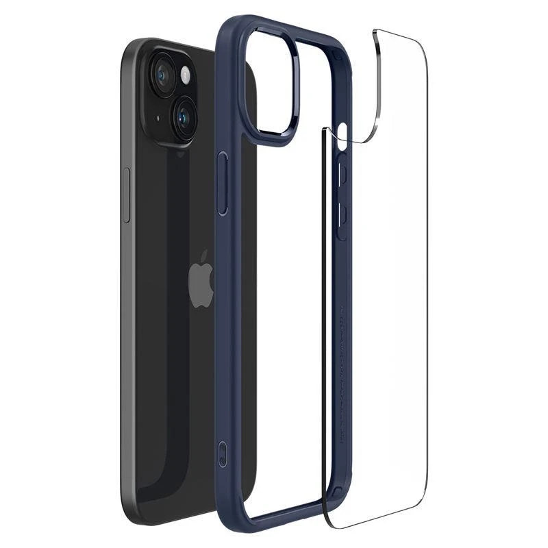 Spigen Ultra Hybrid dėklas skirtas Apple iPhone 15, spalva - Navy Blue