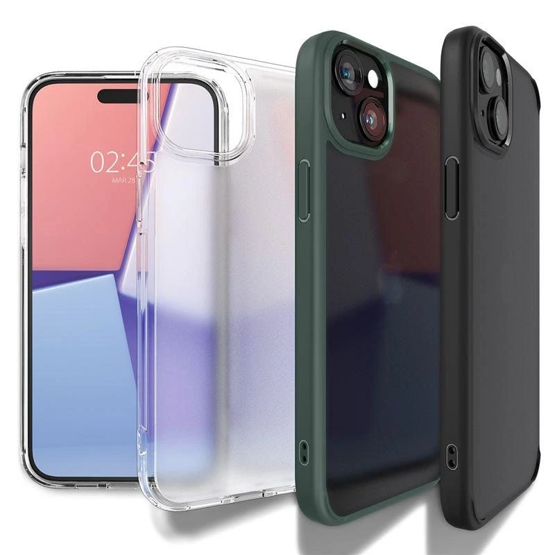 Spigen Ultra Hybrid dėklas skirtas Apple iPhone 15, spalva - Navy Blue
