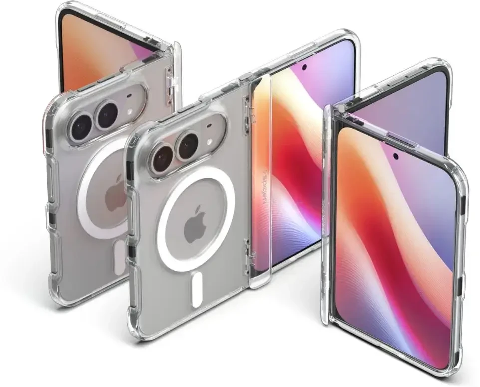 Spigen ULTRA HYBRID PRO MagSafe iPhone DĖKLAS SKAIDRUS/Baltas