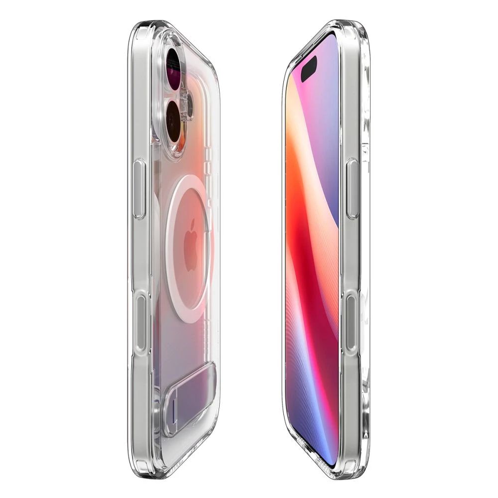 Spigen Ultra Hybrid "S" MagSafe dėklas skirtas Apple iPhone 17 – skaidrus and baltos spalvos