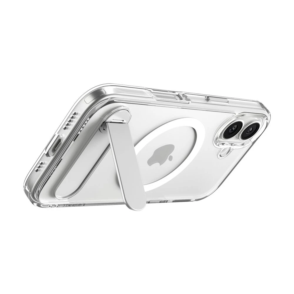 Spigen Ultra Hybrid "S" MagSafe dėklas skirtas Apple iPhone 17 – skaidrus and baltos spalvos
