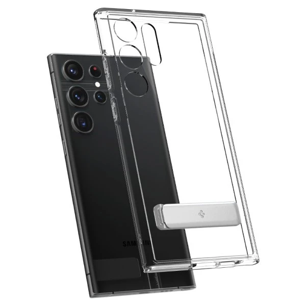 Dėklas „Spigen Ultra Hybrid“ „S“ „Galaxy S23 Ultra Crystal Clear“