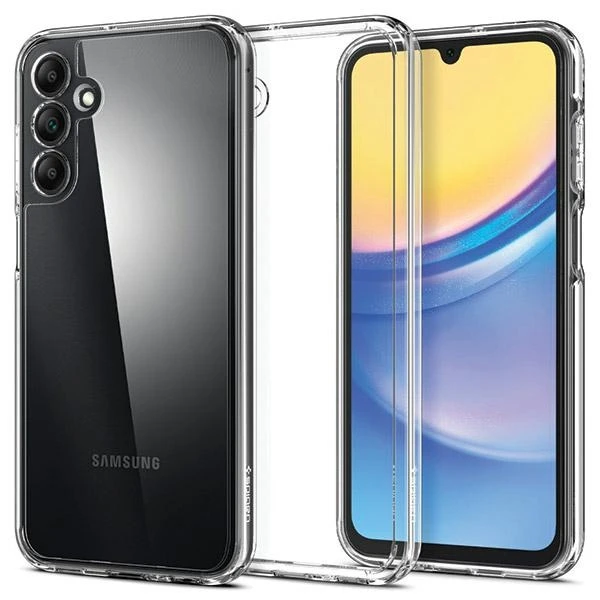 Spigen Ultra Hybrid dėklas skirtas Samsung Galaxy A15 5G, spalva - Crystal Clear aprašymas - Prekės nuotrauka