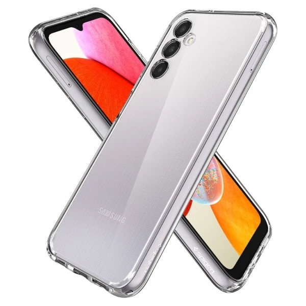 Spigen Ultra Hybrid – dėklas skirtas Samsung Galaxy A14 4G / LTE Transparent