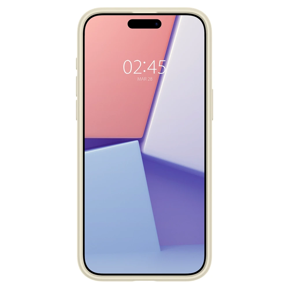 Dėklas Spigen Ultra Hybrid for iPhone 15 Pro Mute rusvai gelsvas