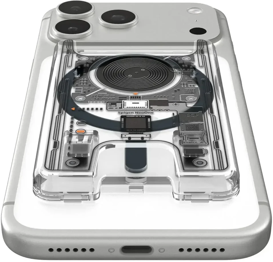 Spigen ULTRA HYBRID Wallet MagSafe MAGNETINIS KORTELIŲ DĖKLAS NEO ONE