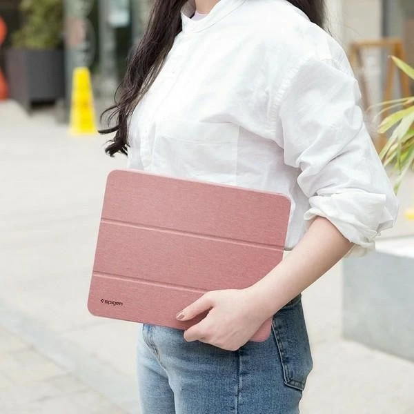 Spigen Urban Fit, rožinė - iPad Pro 11" (2022/2021/2020/2018)