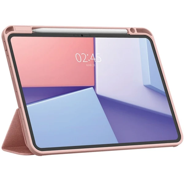 Spigen Urban Fit dėklas skirtas Apple iPad Pro 11" 5 / 6 / 2024-2025 – rožinės spalvos