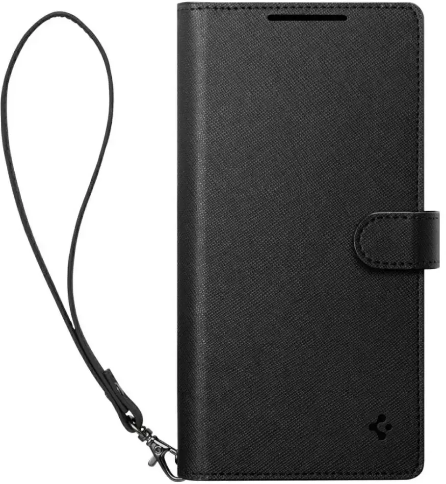 Spigen Wallet „S” Samsung Galaxy S25 Ultra dėklas telefonui juodos spalvos