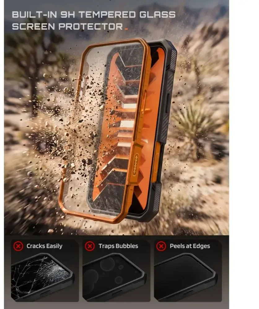 Dėklas SupCase GRIP Pro MAG MagSafe iPhone 17 Pro Max / 18 Pro Max KORALINIS
