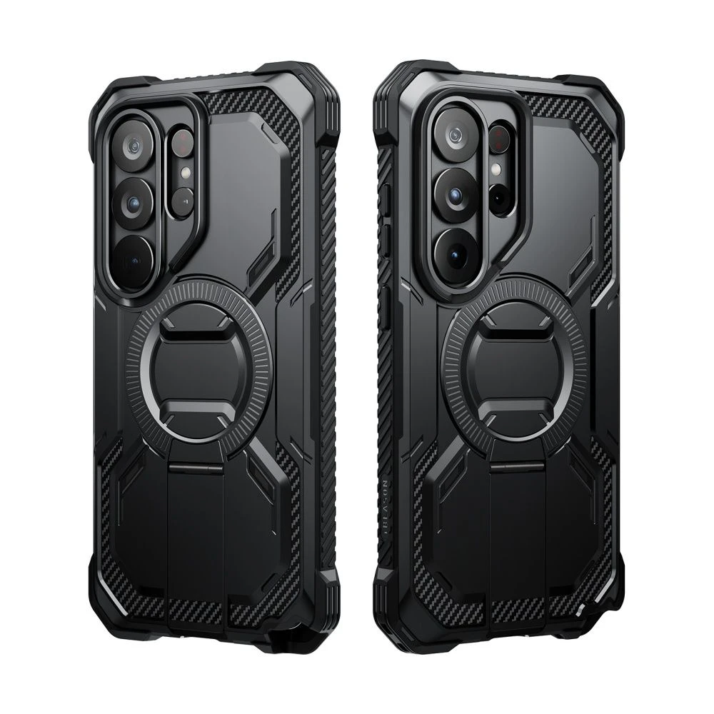 Dėklas SupCase IBLSN ArmorBox Clip Mag MagSafe Samsung Galaxy S26 Ultra juodos spalvos