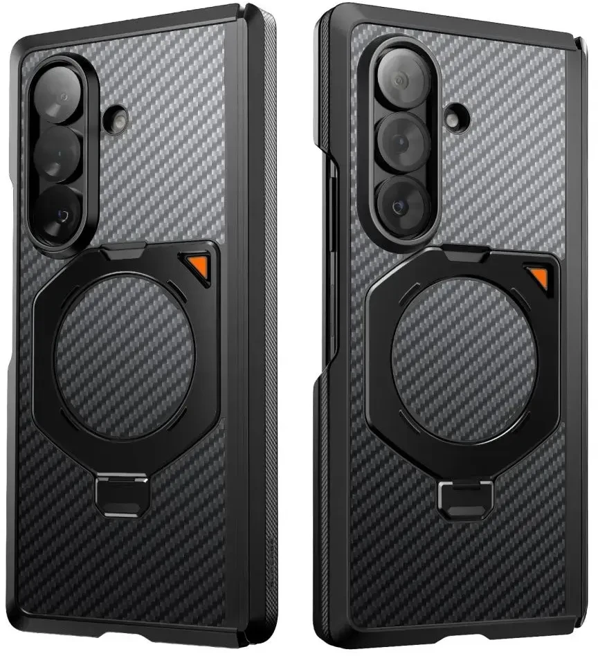 Dėklas SUPCASE UB AERO MAGSAFE 2-SET GALAXY Z FOLD 8 ULTRA ARAMID Juodas
