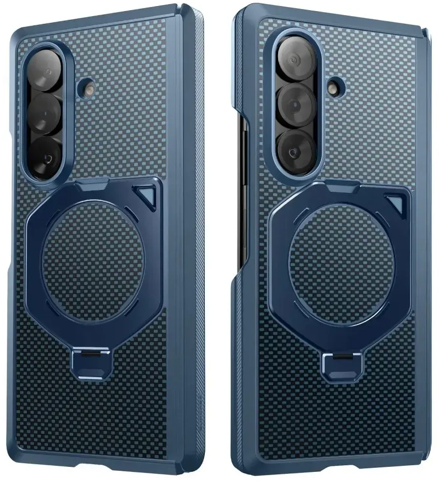 Dėklas Supcase UB Aero MagSafe 2-Set Case for Samsung Galaxy Z Fold 8 Ultra - Navy Mėlyna