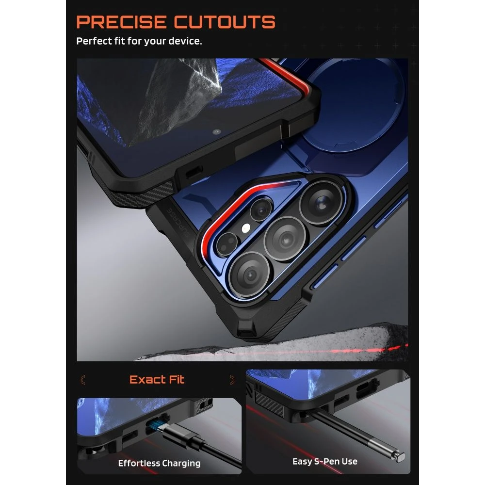 SupCase UB GRIP MAG MagSafe Samsung Galaxy S26 Ultra dėklas Cobalt