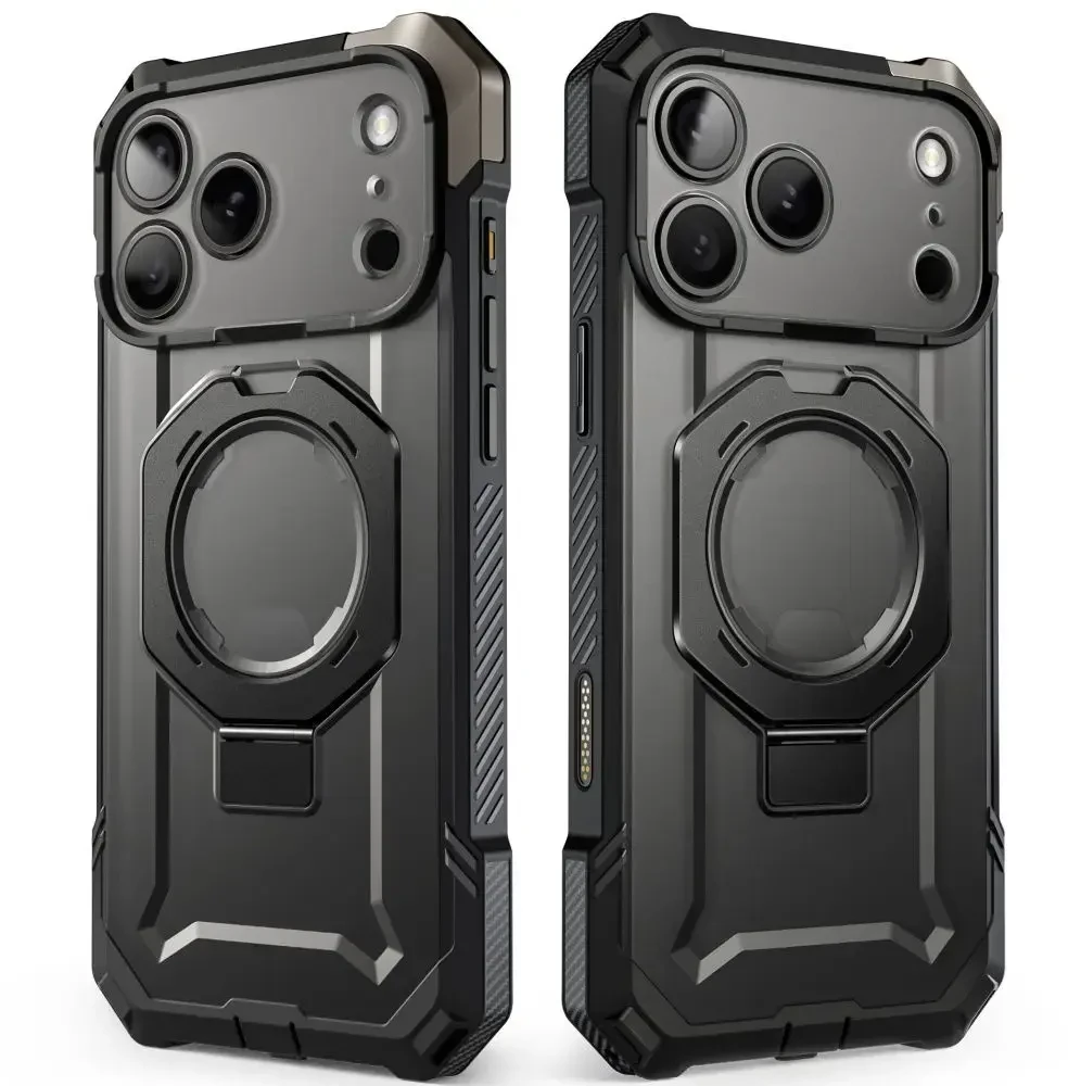 Dėklas SupCase UB GRIP MAG MagSafe iPhone 17 Pro / 18 Pro Juodas