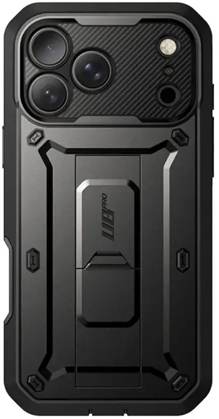 SupCase UNICORN BEETLE Pro iPhone 17 Pro Max / 18 Pro Max DĖKLAS Juodas