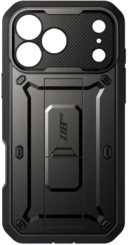 Dėklas SupCase UNICORN BEETLE Pro iPhone 17 Pro / 18 Pro Juodas