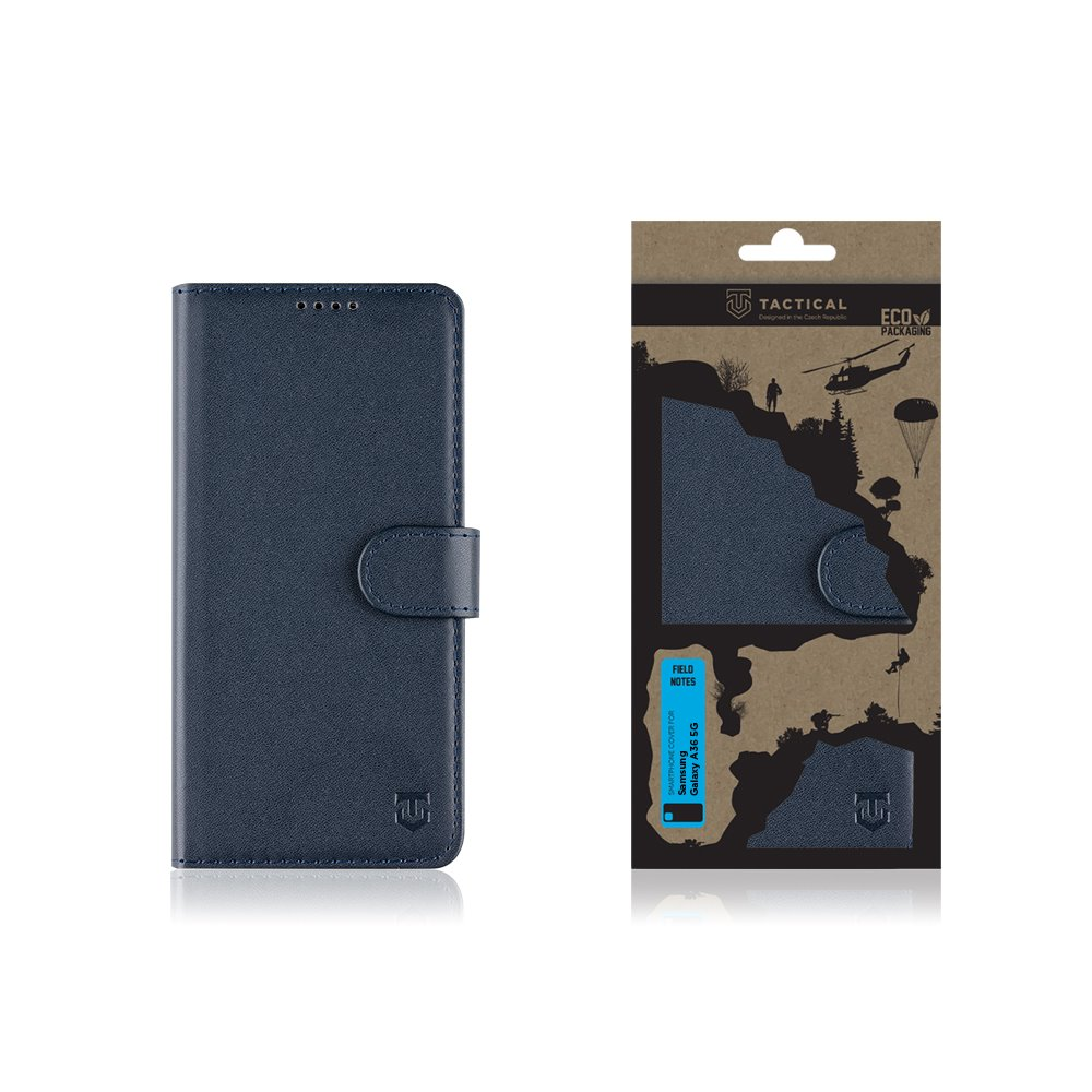 Tactical Field Notes skirtas Samsung Galaxy A36 5G dėklas telefonui mėlynos spalvos