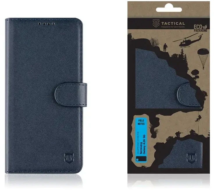 Tactical Field Notes skirtas Samsung Galaxy A26 5G dėklas telefonui mėlynos spalvos
