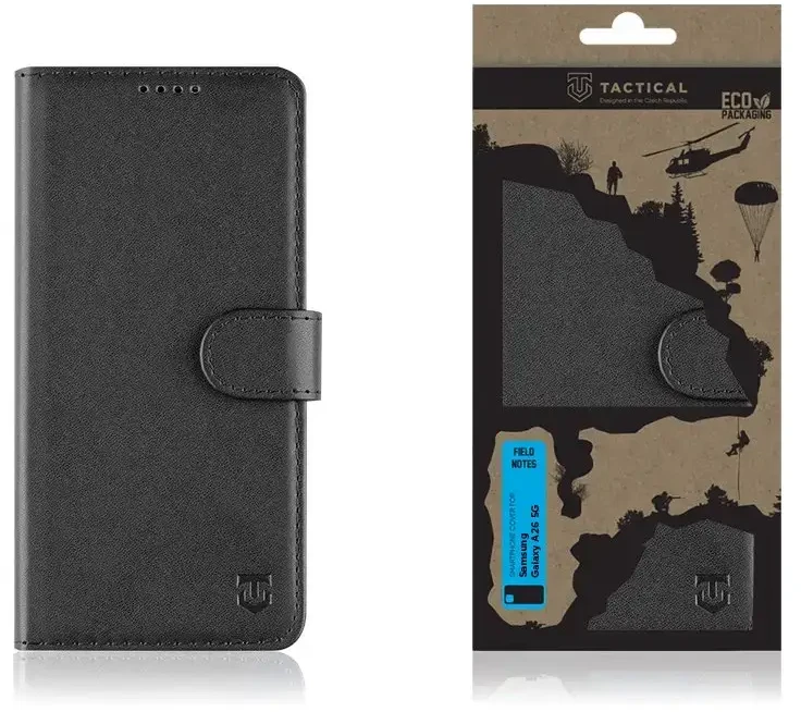 Tactical Field Notes skirtas Samsung Galaxy A26 5G dėklas telefonui juodos spalvos
