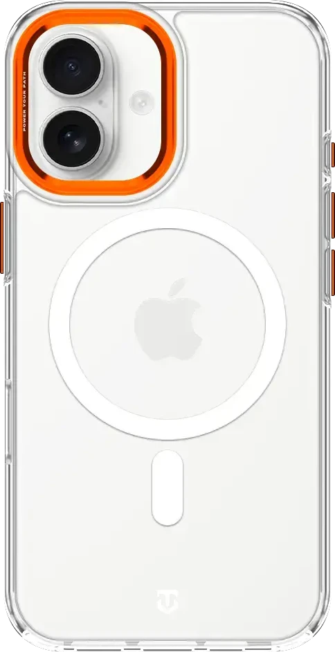Tactical MagForce 2.0 telefono dėklas su MagSafe palaikymu iPhone 17 oranžinis