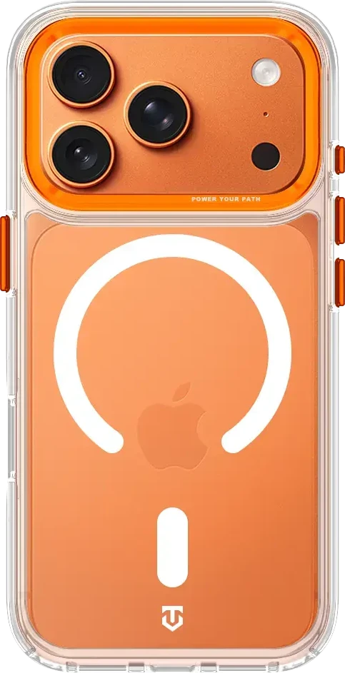 Dėklas Tactical MagForce 2.0 Apple iPhone 17 Pro/18 Pro viršelis oranžinis