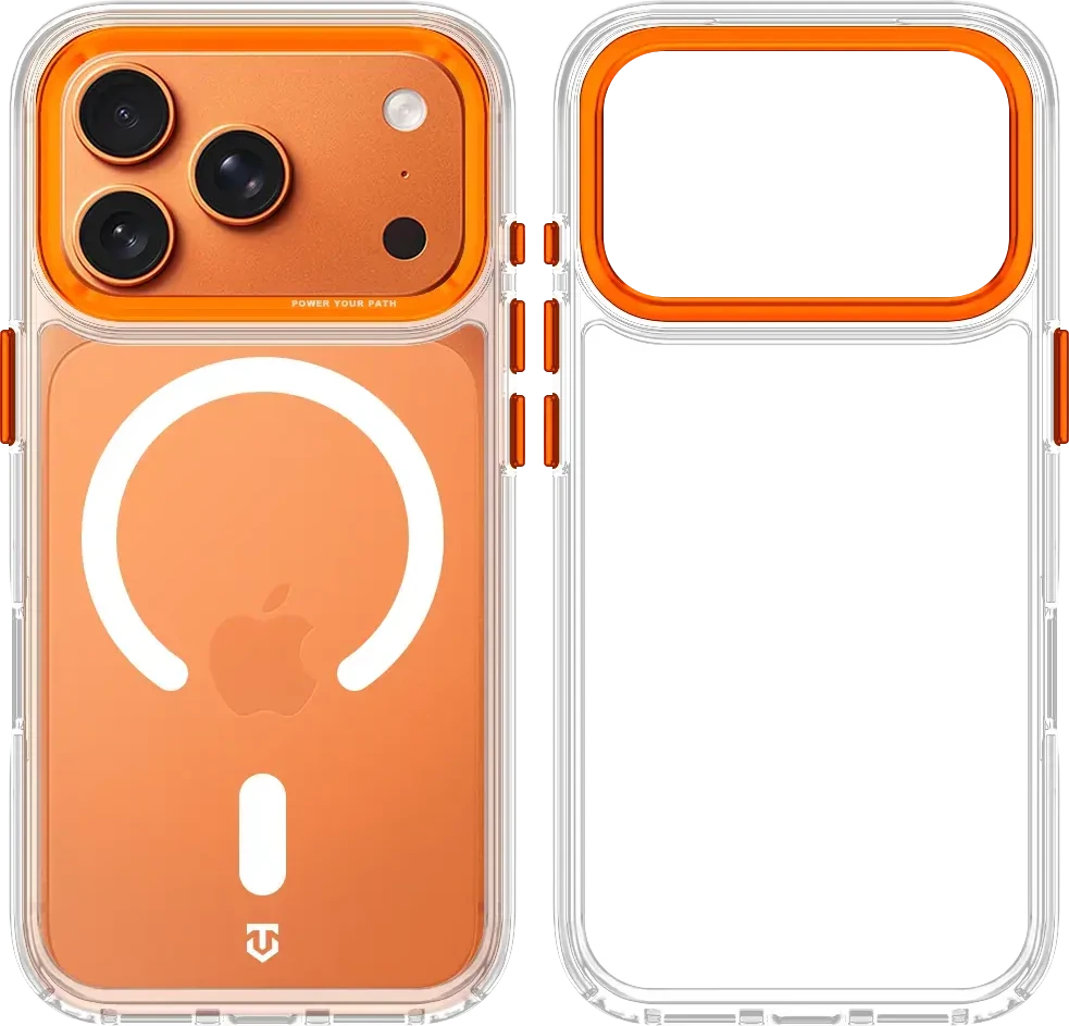 Dėklas Tactical MagForce 2.0 Apple iPhone 17 Pro/18 Pro viršelis oranžinis