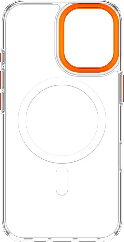 Tactical MagForce 2.0 telefono dėklas su MagSafe palaikymu iPhone 17 oranžinis