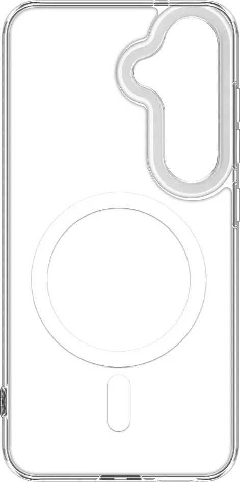 Dėklas Tactical MagForce 2.0 phone case with MagSafe support for Samsung Galaxy S25 (S931) sidabrinis