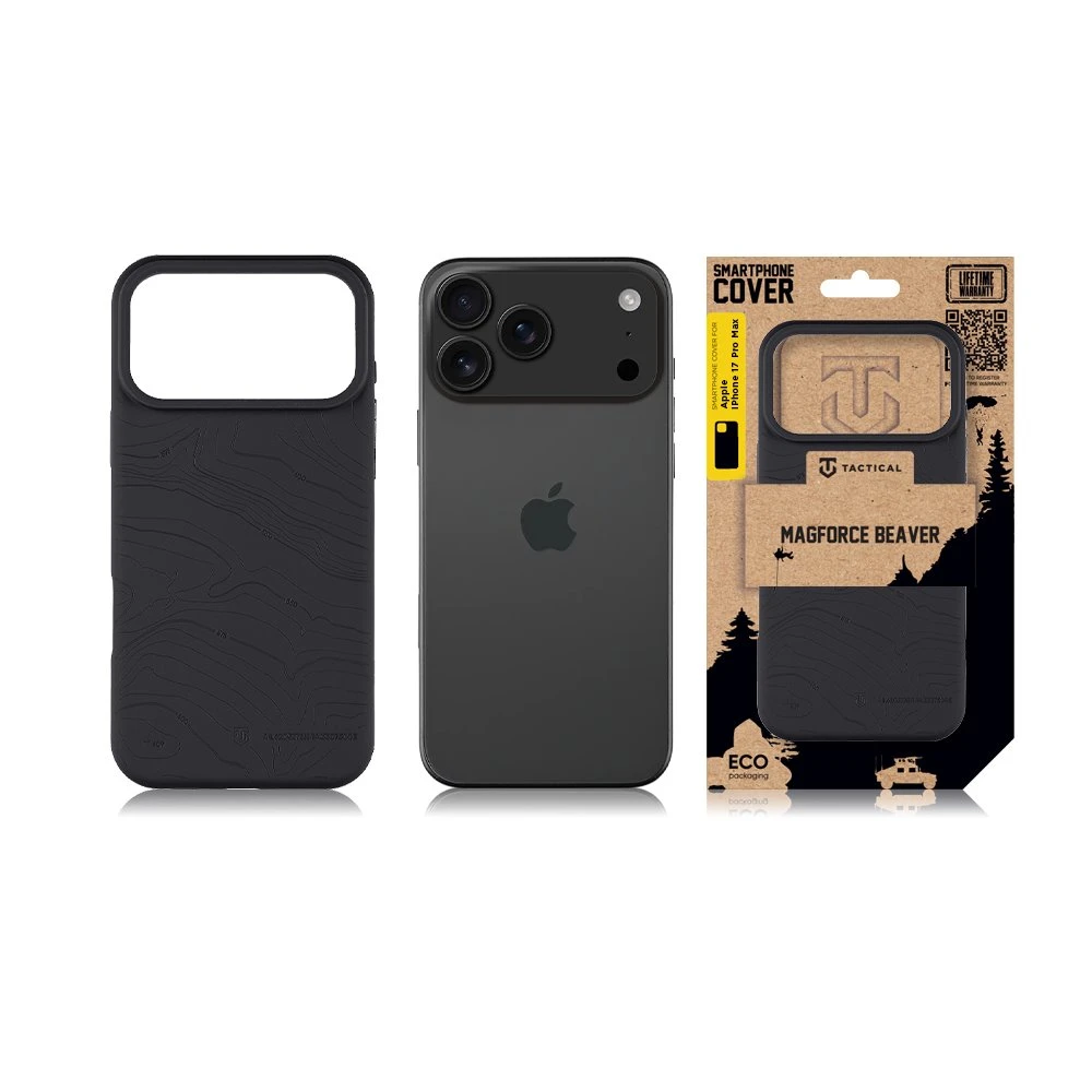 Tactical MagForce Beaver dėklas skirtas Apple iPhone 17 Pro Max Asphalt