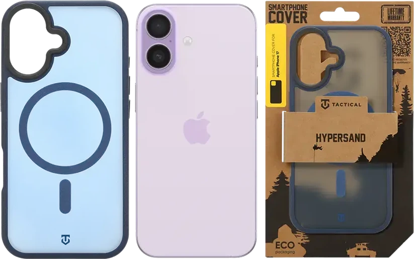 Dėklas Tactical MagForce Hypersand Cover for Apple iPhone 17 Deep Mėlyna