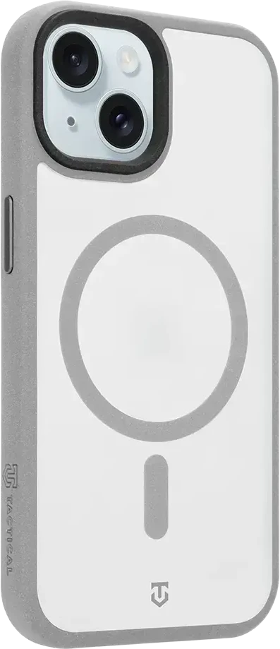 Dėklas Tactical MagForce Hypersand Cover for Apple iPhone 15 Light Pilkas
