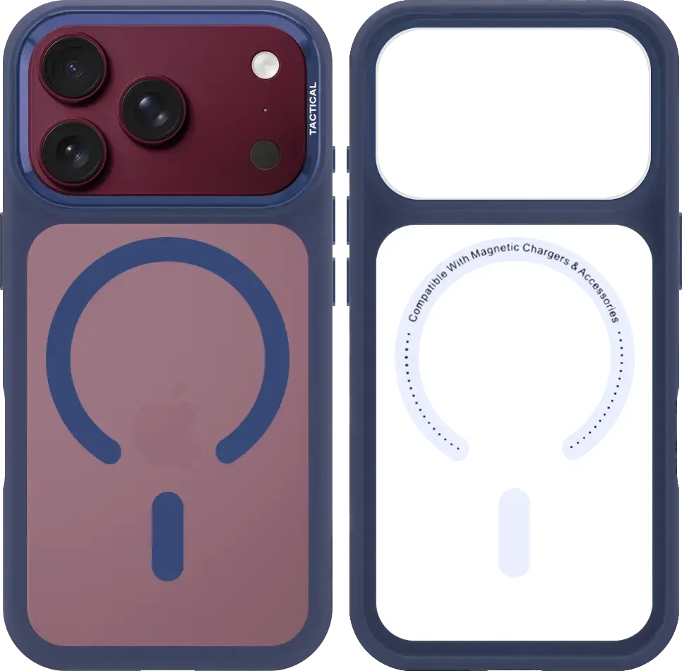 Dėklas Tactical MagForce Hyperstealth 3.0 Cover for Apple iPhone 17 Pro/18 Pro Deep Mėlyna