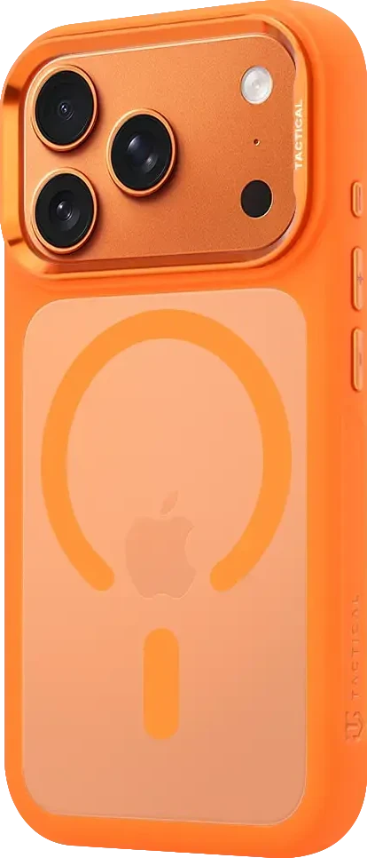 Dėklas Tactical MagForce Hyperstealth 3.0 Cover for Apple iPhone 17 Pro/18 Pro Agent Oranžinis